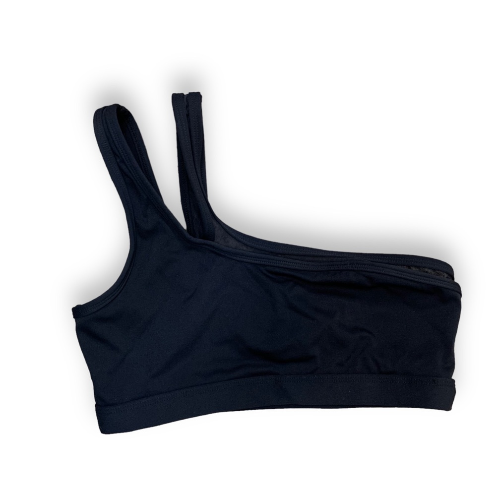 Pacsun Active Black One Strap Sports Bra - Picture 3 of 4